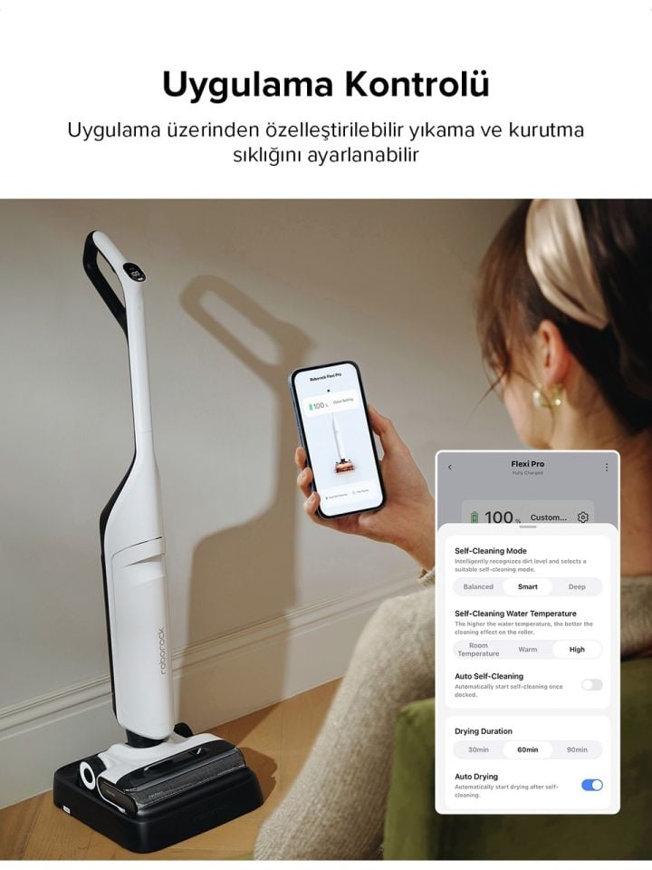 Roborock Flexi Pro Dikey Robot Süpürge - Yeni Model