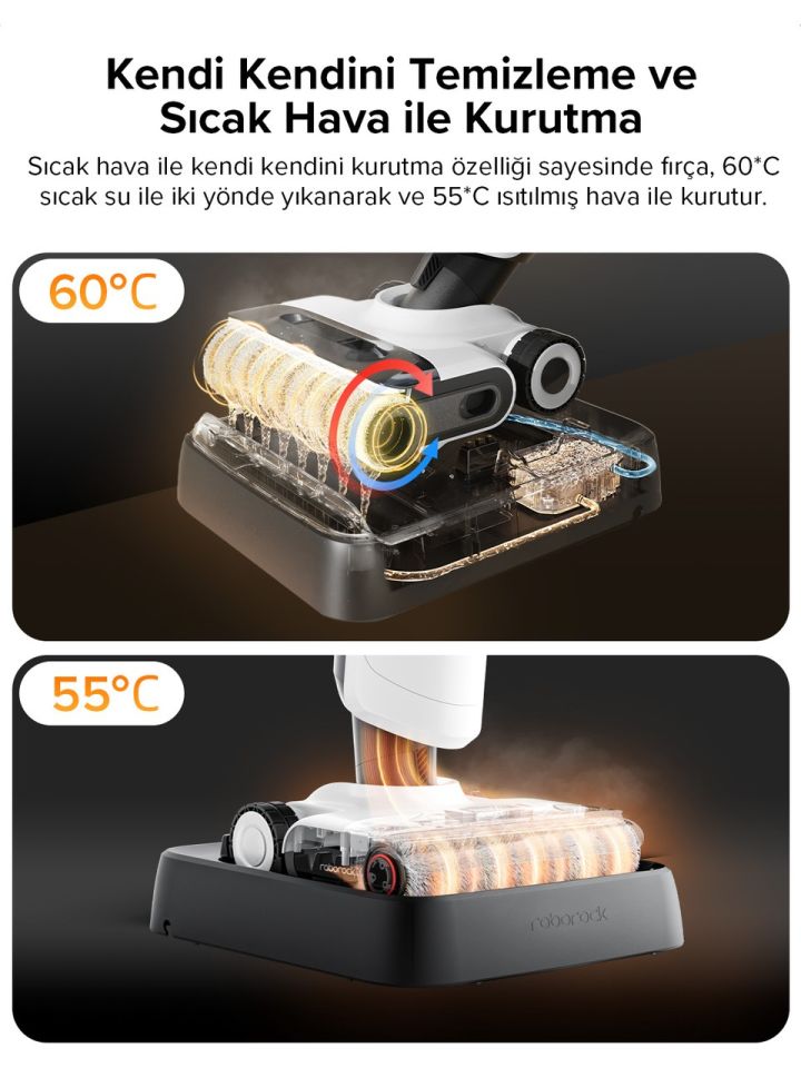 Roborock Flexi Pro Dikey Robot Süpürge - Yeni Model