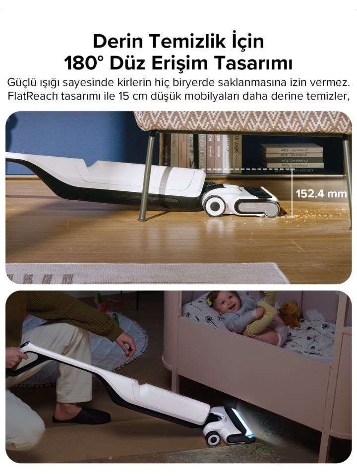 Roborock Flexi Pro Dikey Robot Süpürge - Yeni Model