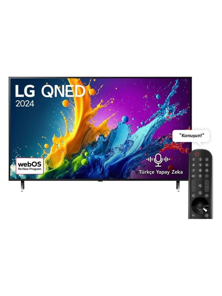 LG NanoCell 65NANO80A6B 4K Ultra HD 65'' 165 Ekran Uydu Alıcılı webOS Smart LED TV